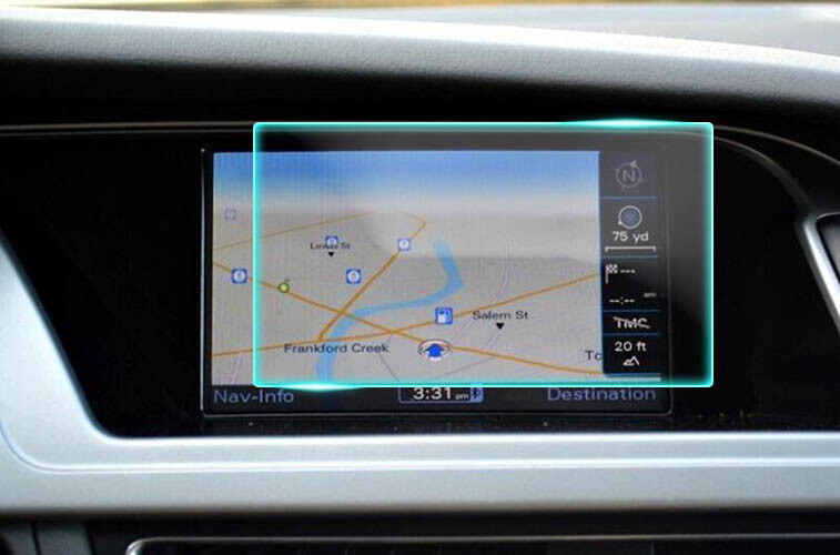 Crystal Clear Screen Protector for 2012 Audi A4 Vehicle Navigation