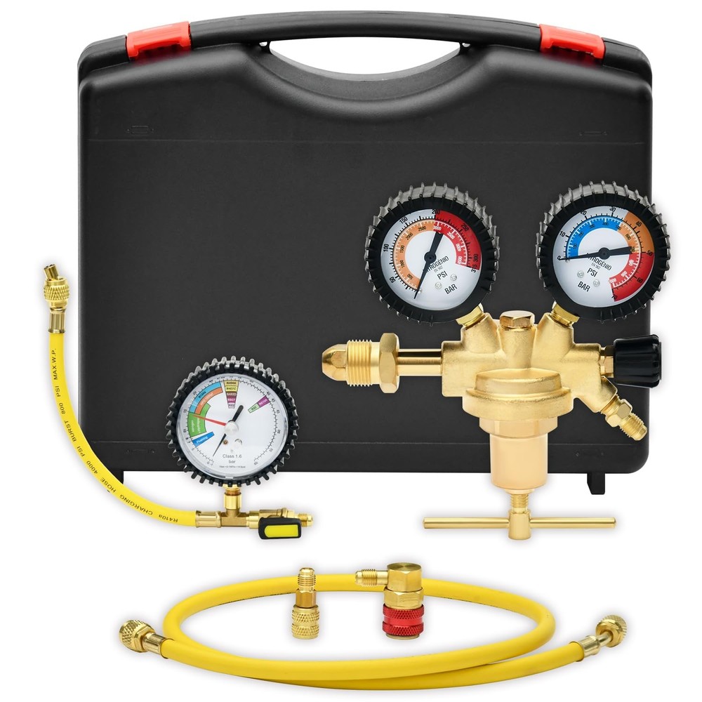 CAMPFIRE Automotive HVAC Pressure Tester Kit, Nitrogen Regulator,...