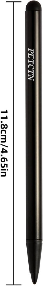 2pcs Black Stylus Pens for Universal Touch Screen Devices - Compatible with iPad