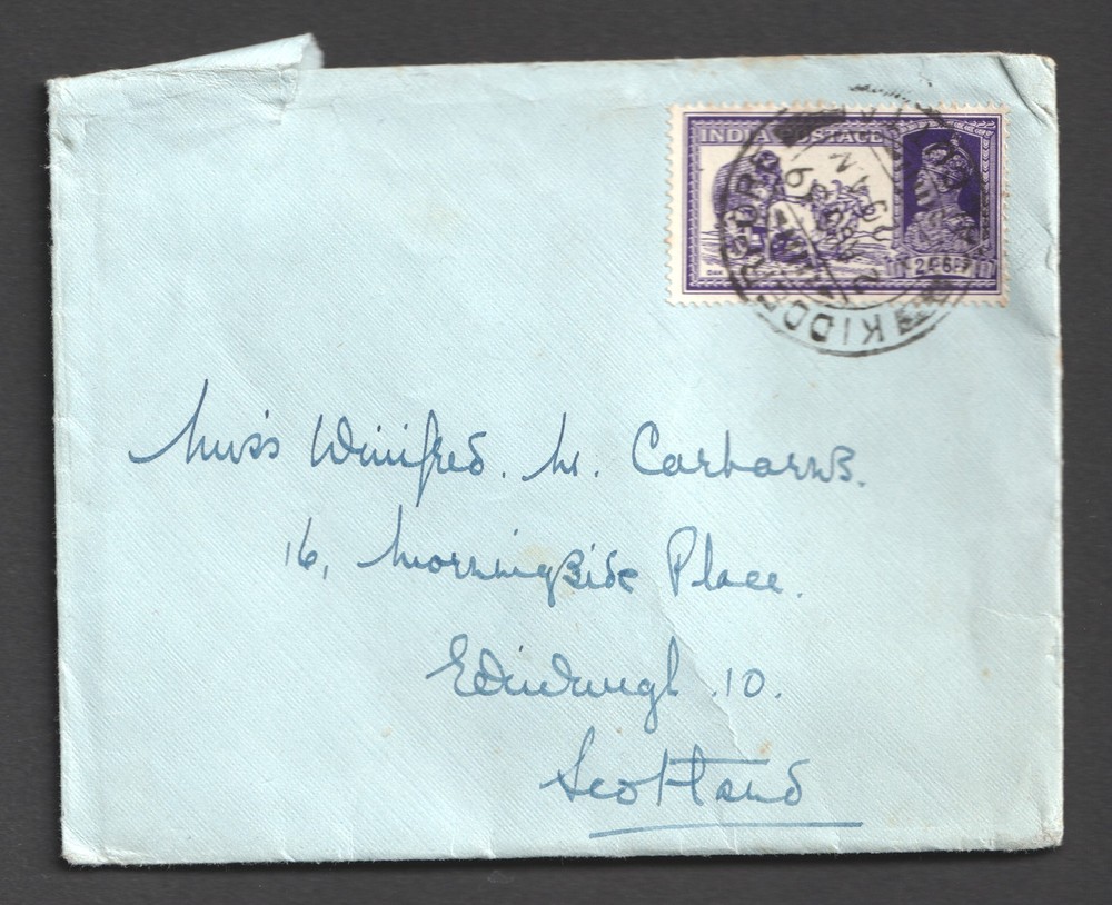 India KGV Two Covers. King George V