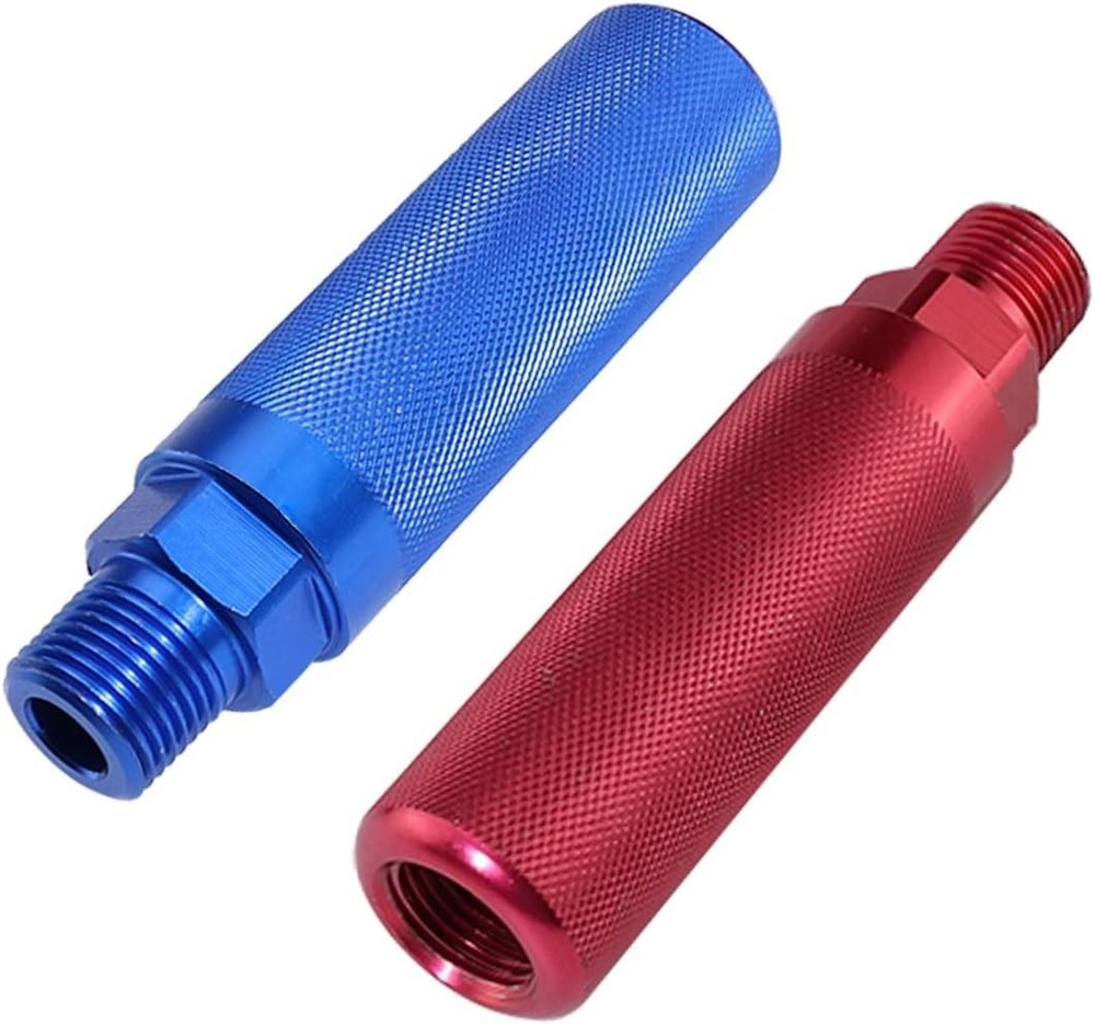 Anti-Slip Glad Hand Extension Handle Set - Red & Blue for Easy Identification