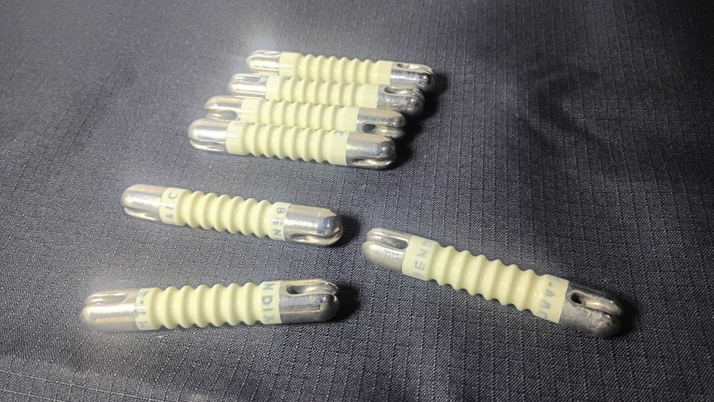 8 Qty. New Bendix MT-48C Vintage Insulators