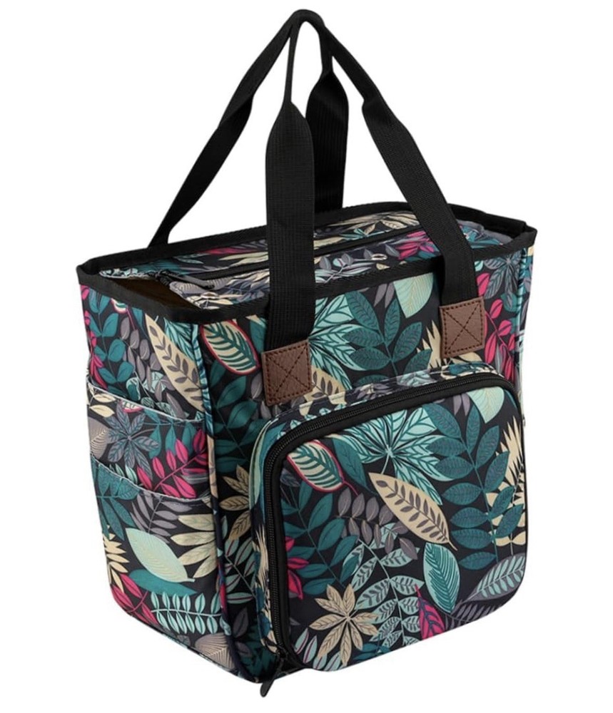 Portable Knitting Tote Bag