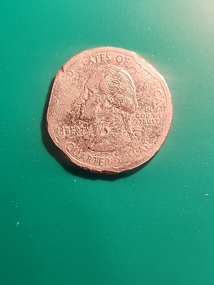 2008 New Mexico Quarter D (DIE BREAK)