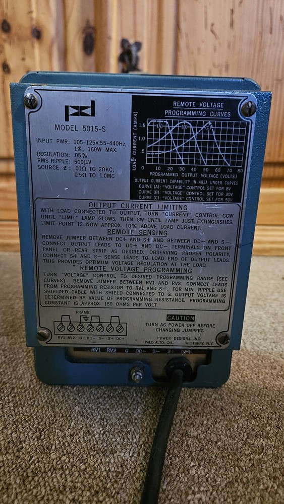 Regulated DC Power Supply Model 5015-S
