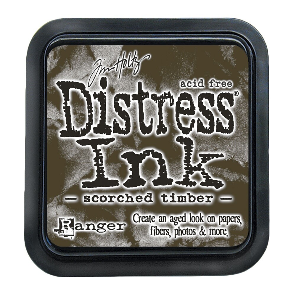 Tim Holtz Distress Ink Pad-Scorched Timber - 3 Pack