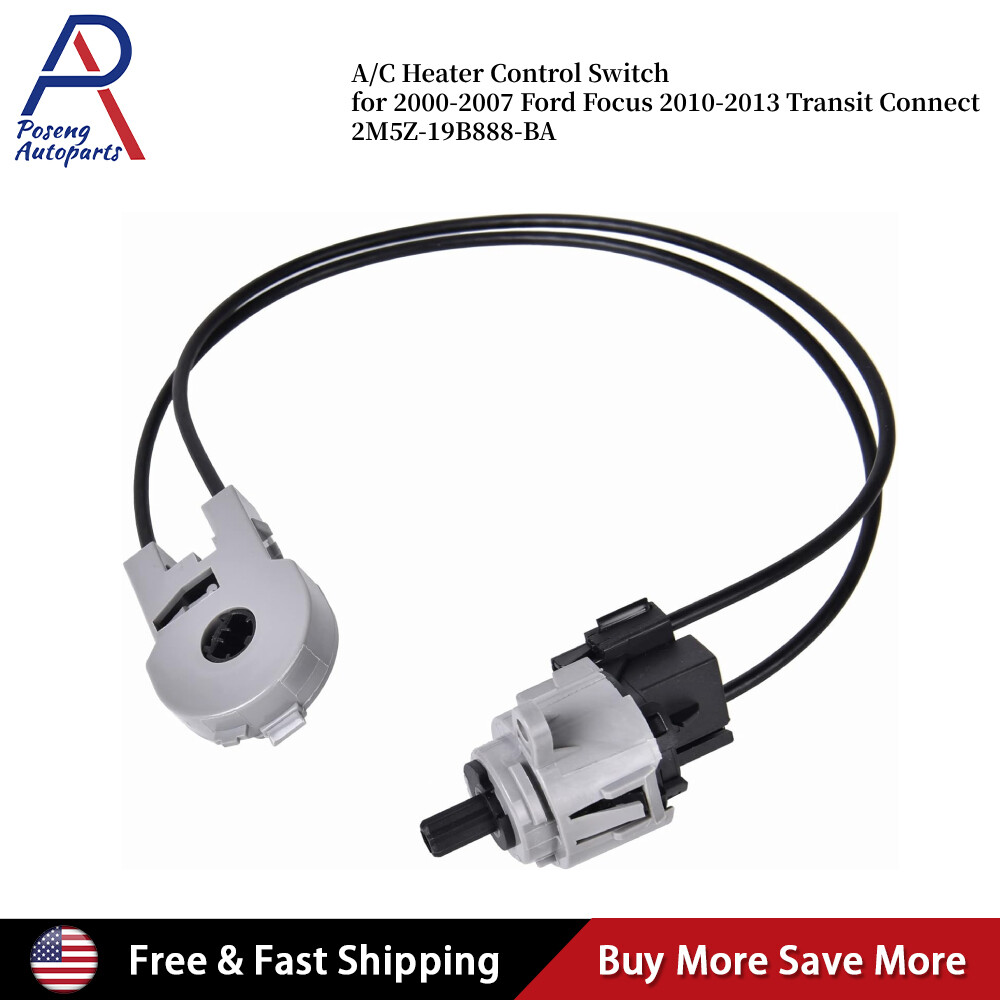 A/C Vent Floor Defrost Heater Cable Control Switch for 2000-2007 Ford Focus