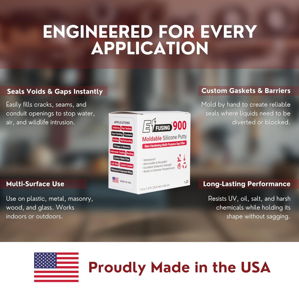 900 Moldable Silicone Putty - Gray Triangular Shape