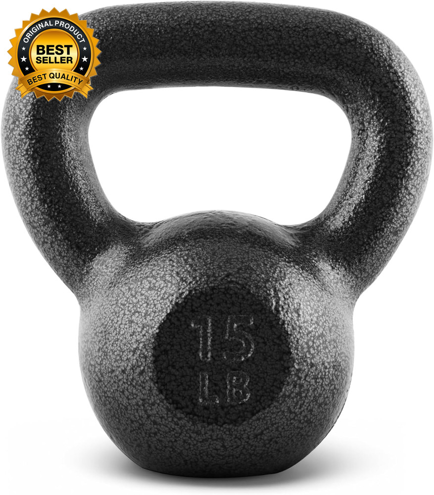 New Black Cast Iron Kettlebell Single or Set  10-80 Lbs