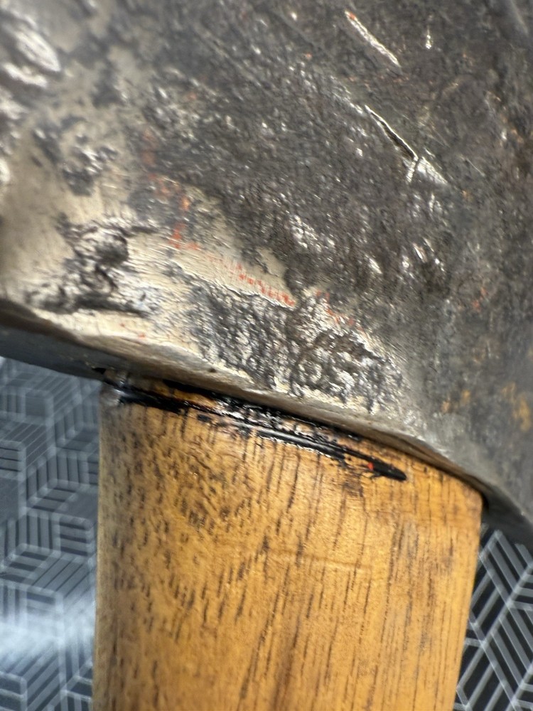 Vintage Axe Head On A Hatchet Handle - Unknown Brand