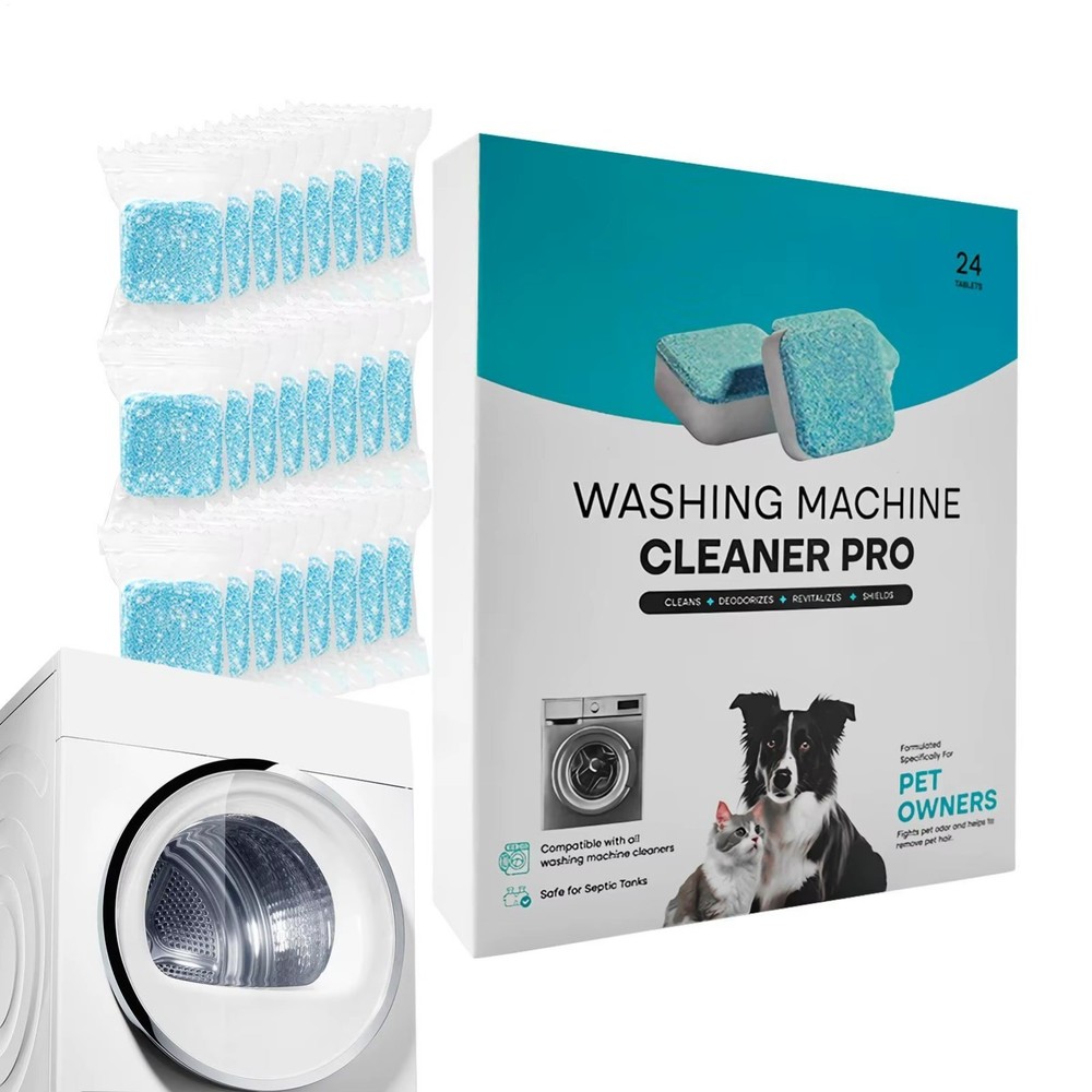 Uproot Clean Washing Machine Cleaner Tablets - 24 Pack