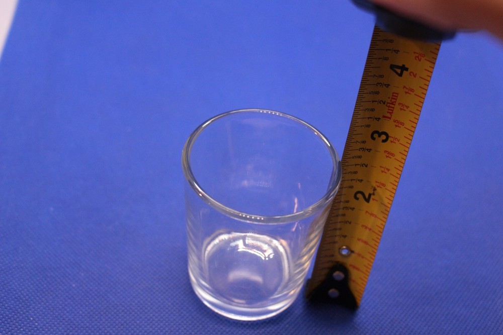 Candle Making 6 Pack Thick Glass , Bulk Clear round for ,