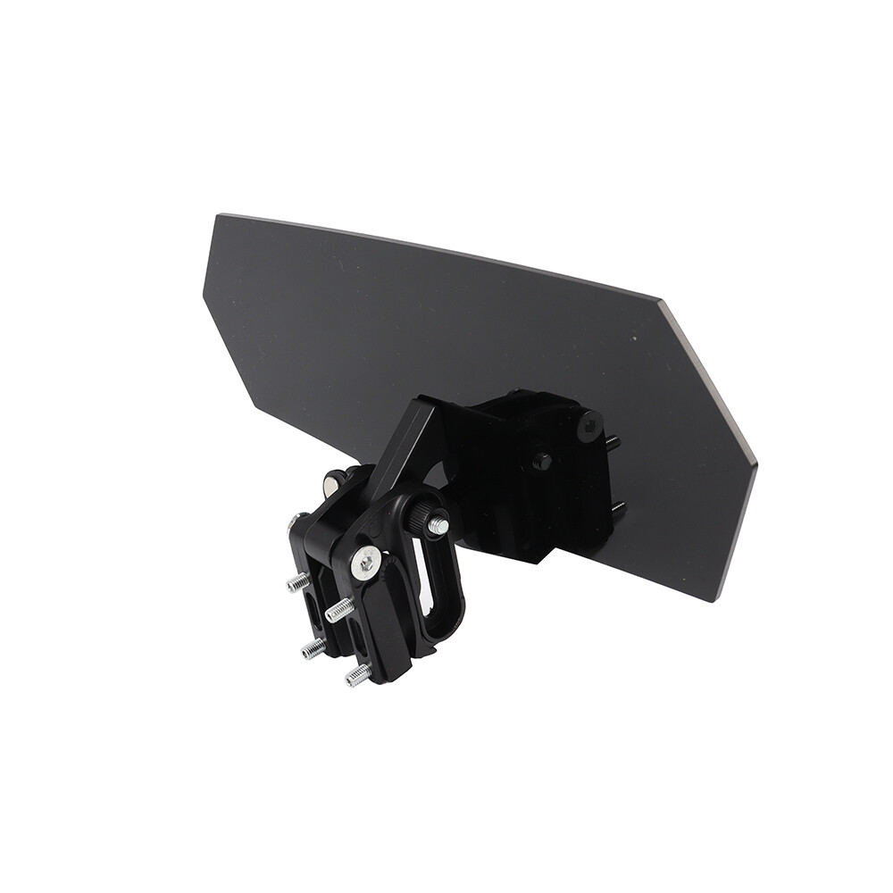 1× Clip On Windshield Extension Spoiler Wind Deflector For Motorcycle Adjustable