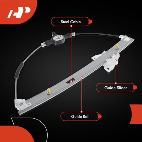 Electric Power Window Regulator Without Motor Compatible Front Driver Side