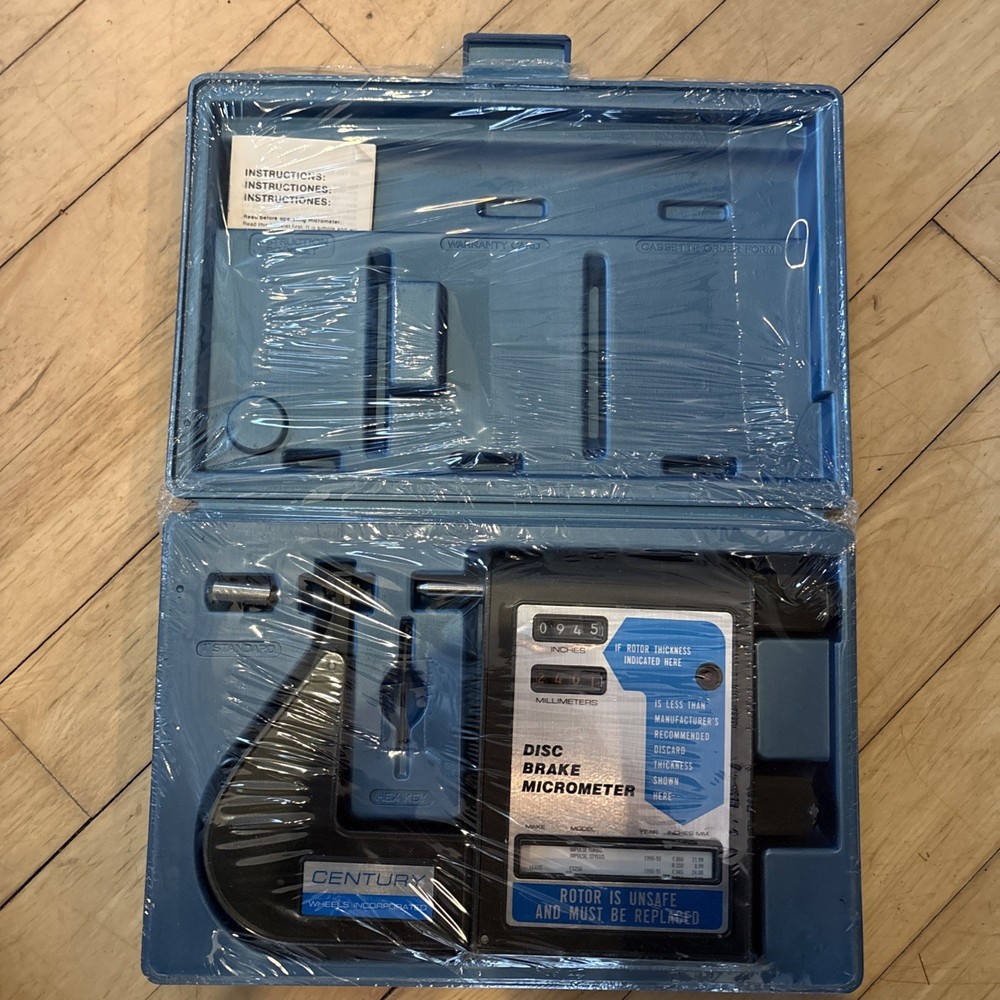 Century Wheels Incorporated Disc Brake Micrometer
