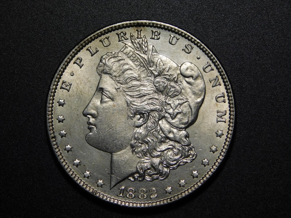 OLD WEST US COINS 1882 MORGAN SILVER DOLLAR
