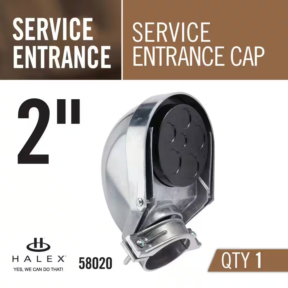 2 In. Service Entrance (SE) Cap