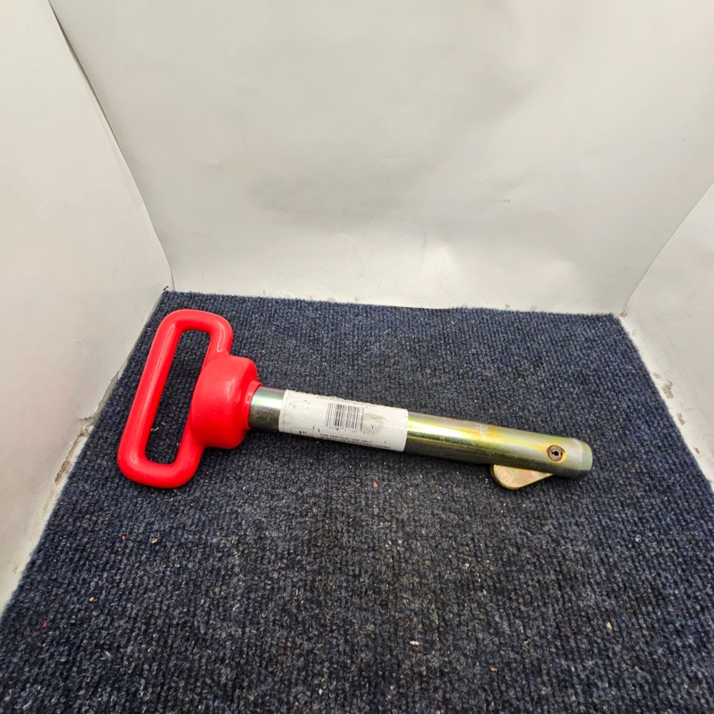 Lockdown Hitch Pin String Durable Easy Mount C40 Steel Self-Locking Red Handle