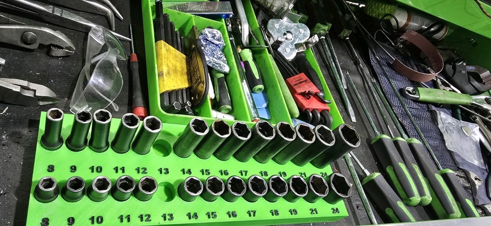 3/8 socket tray fits Snap On