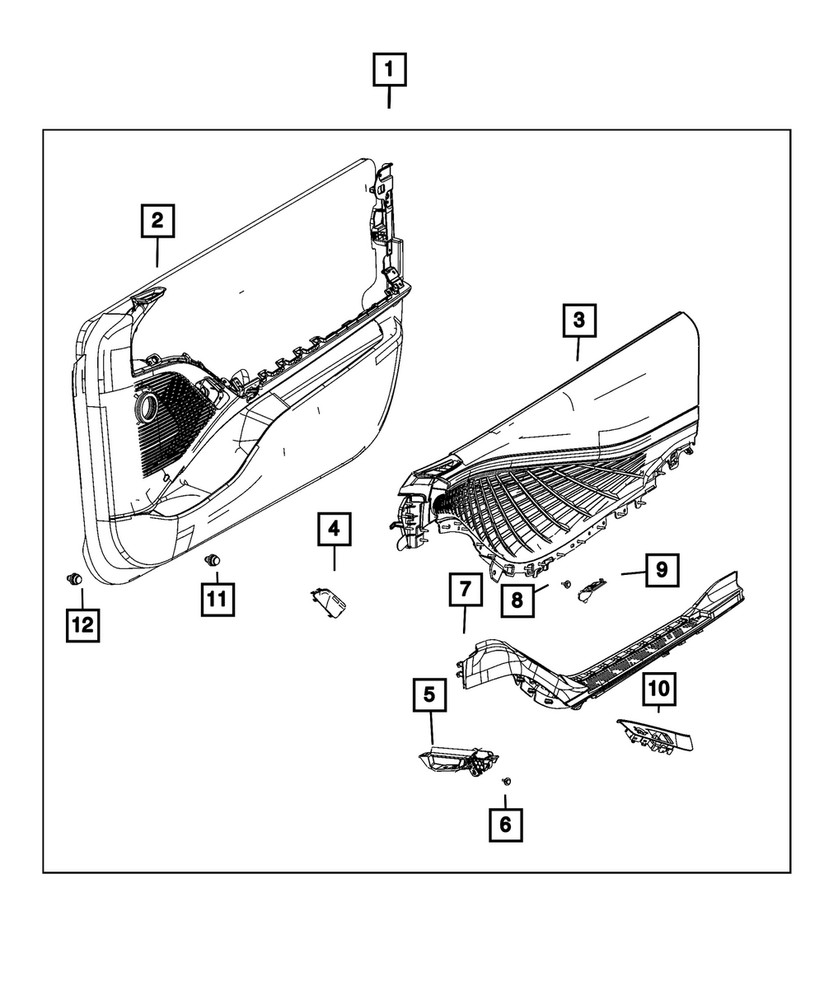 Genuine Mopar Push Pin 06513137AA
