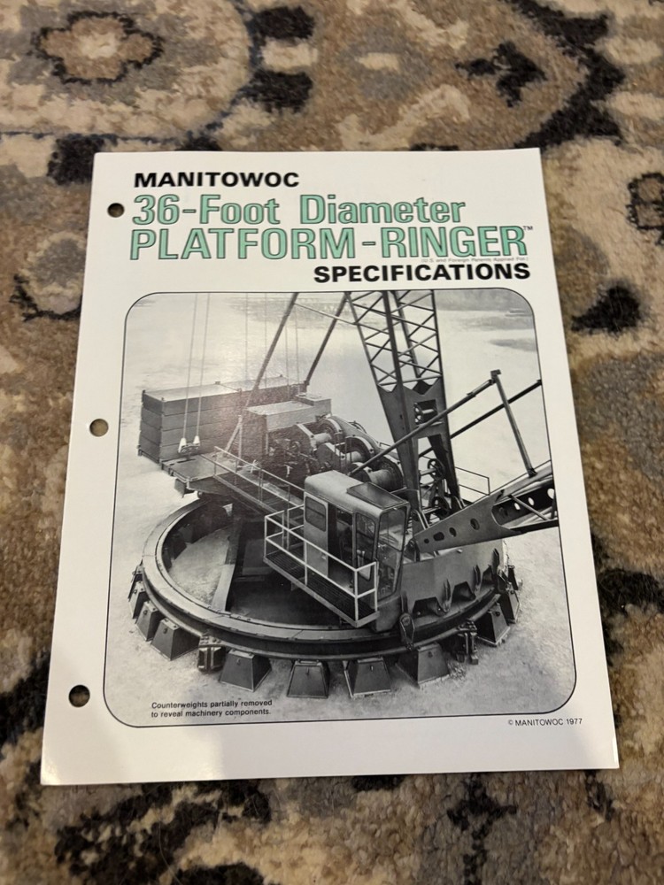 Manitowoc 36-Foot Diameter Platform Ringer Brochure AMIL25