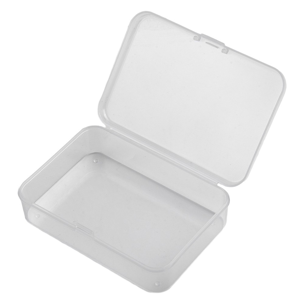 Plastic Box Rectangle Keeper Transparent Crafts Organizer 5pcs Storage