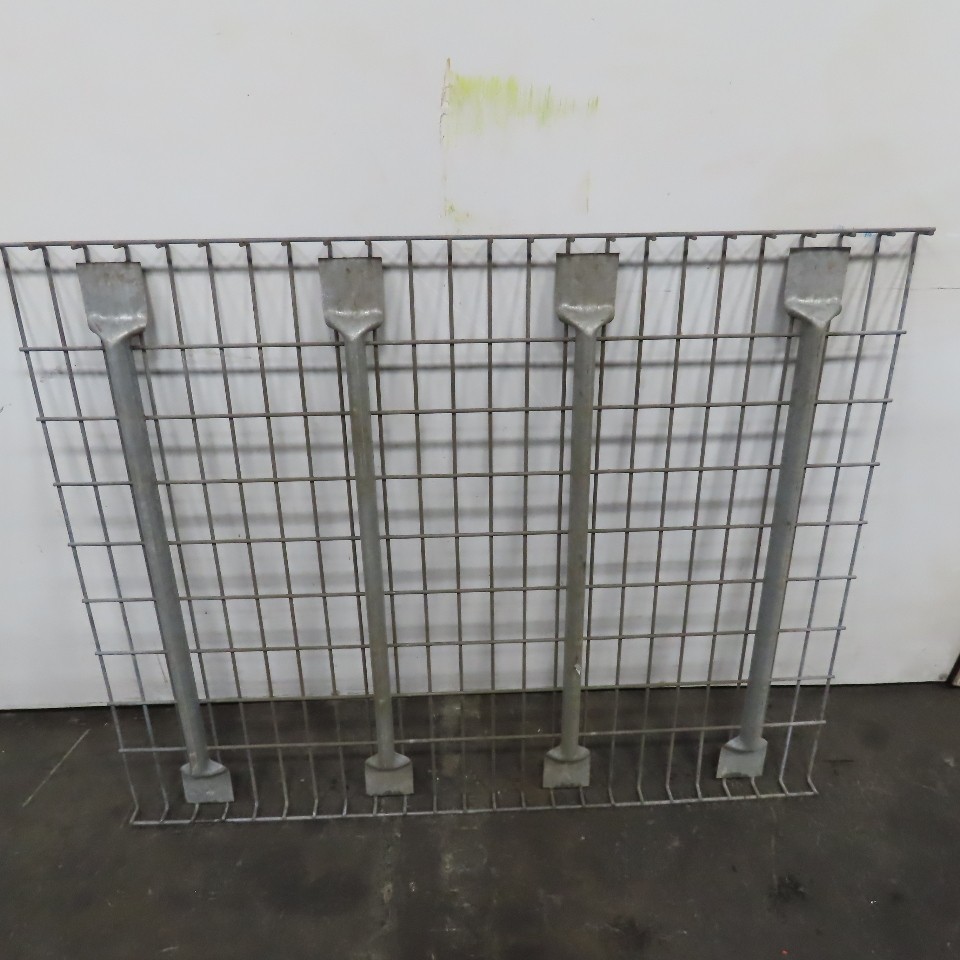 36" x 46" W 4 Channel Double Waterfall Pallet Rack Wire Decking