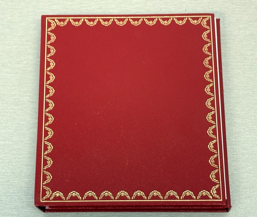 Cartier Original Red Folder Instruction Booklet, Certificate & CD