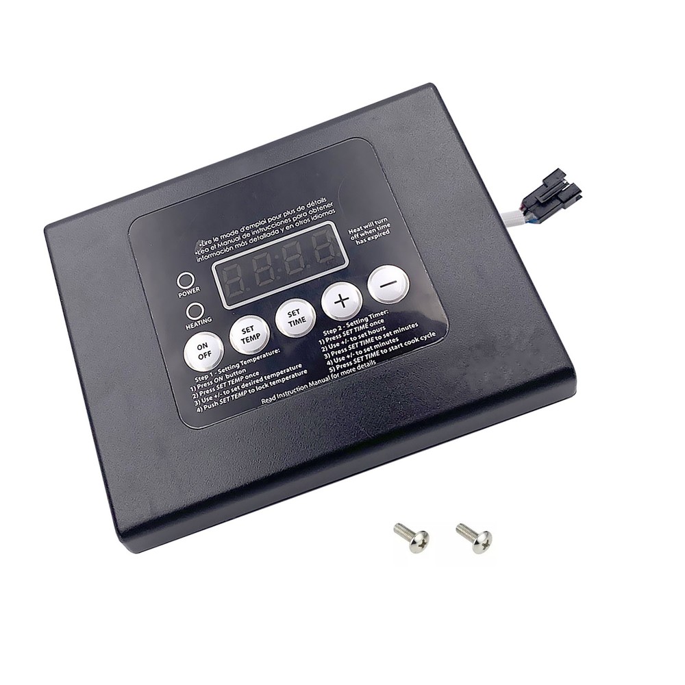 Black Digital Thermostat Panel Controller Board Repair Part For Masterbuilt