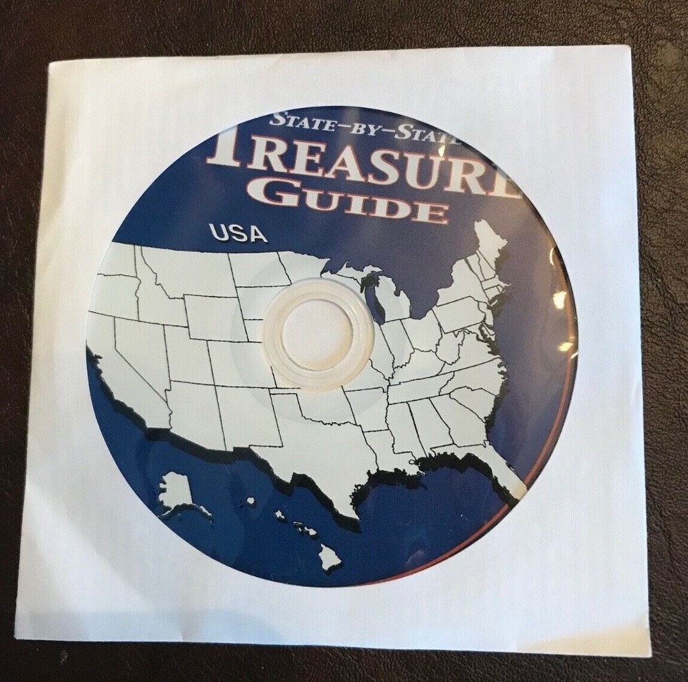 NEW - Metal detecting CD State by State Treasure Guide. Great info.
