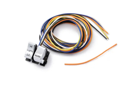 Harddrive Chrome Dimmer Horn Switch Assembly Harley Classic 83-95
