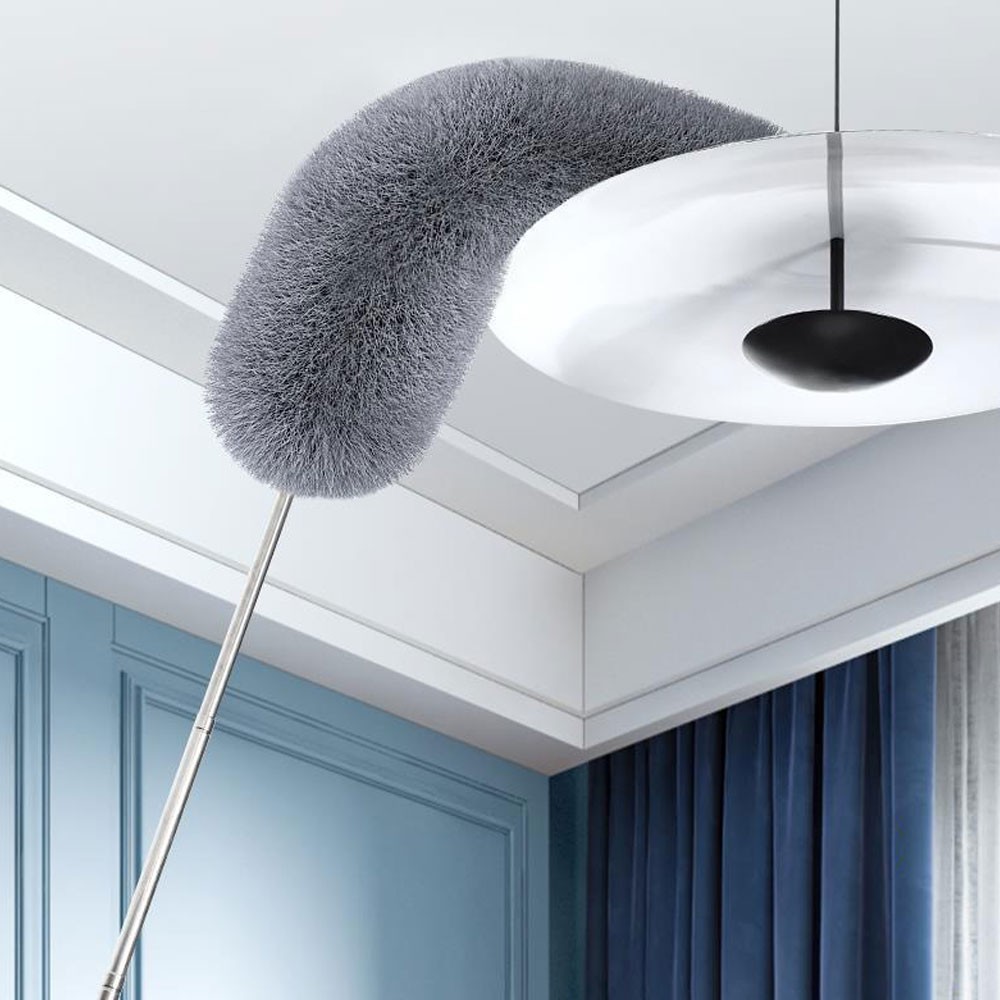 Extendable handle Feather Duster 250cm Long Telescopic Static Duster Brush CW