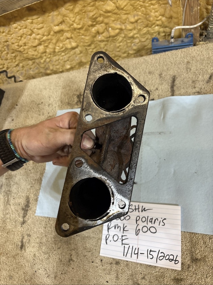 2000 Polaris Rmk 600 Exhaust Header Pipe Manifold 423
