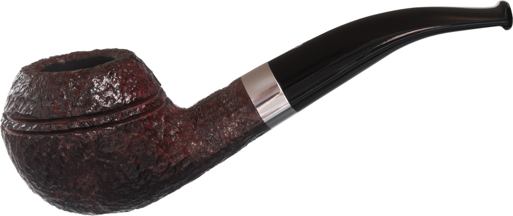 SAVINELLI "ETNA" RUSTIC 673 HALF-BENT BRANDY 9MM BRIAR PIPE
