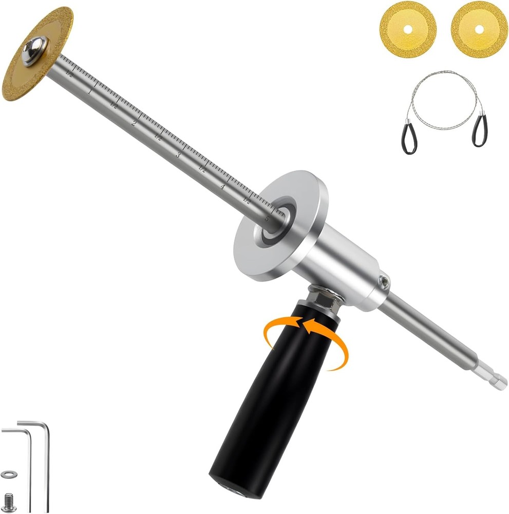 Inside Pipe Cutter for PVC Plastic Pipe Internal Tool Diamond Grit Cutting