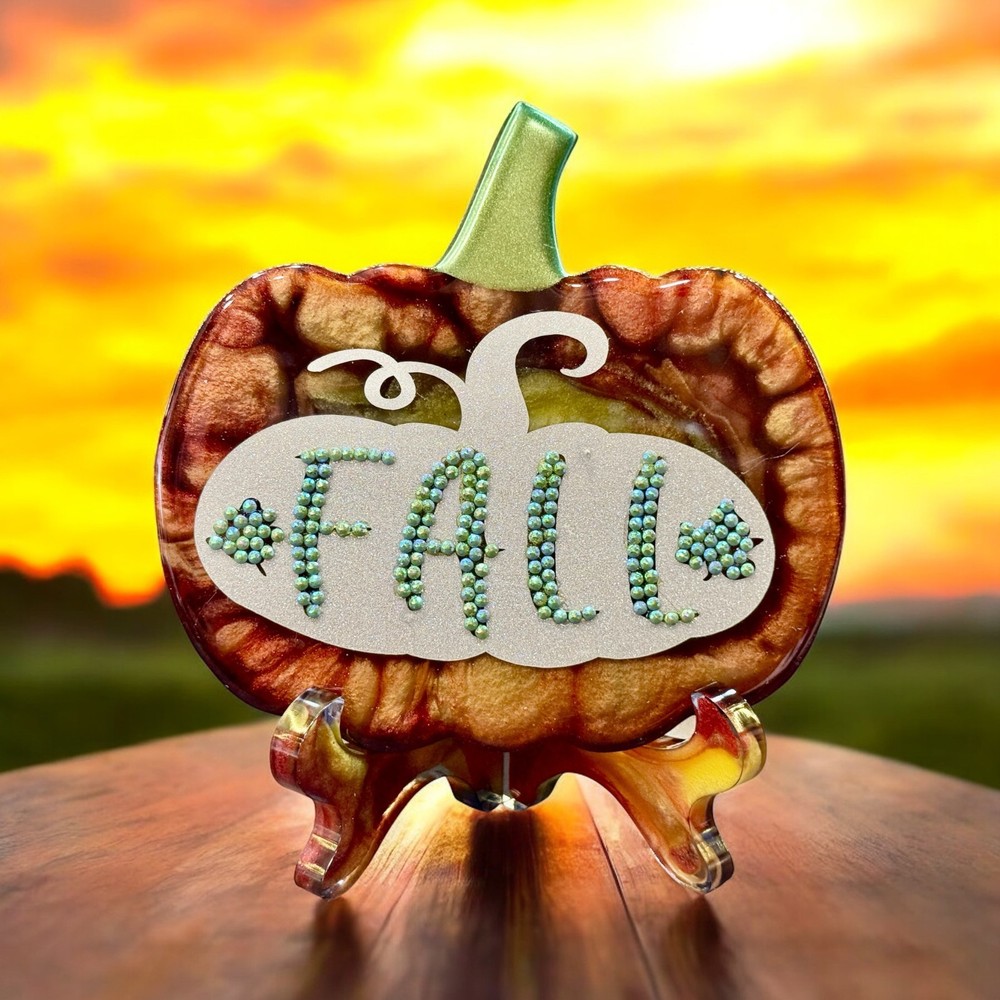 Pumpkin Plaque Mold For Resin