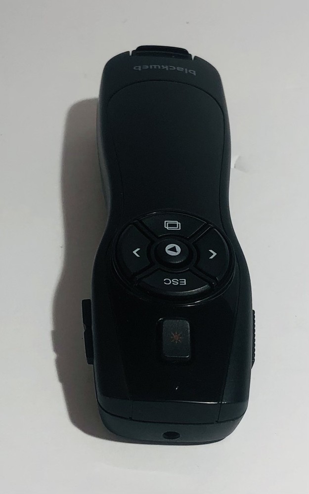 blackweb Wireless Presenter Pointer 2.4GHz USB Receiver 8 Buttons BWA18H0013