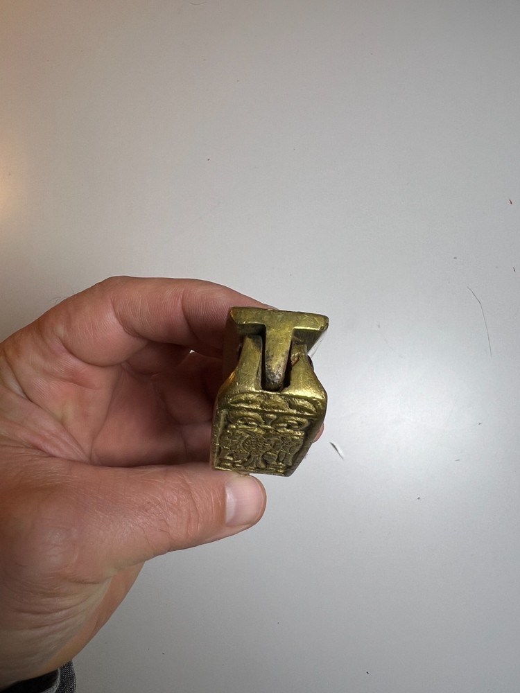 Antique Brass Nutcracker Austro-Hungarian Double-Headed Eagle Ornate Nut Cracker