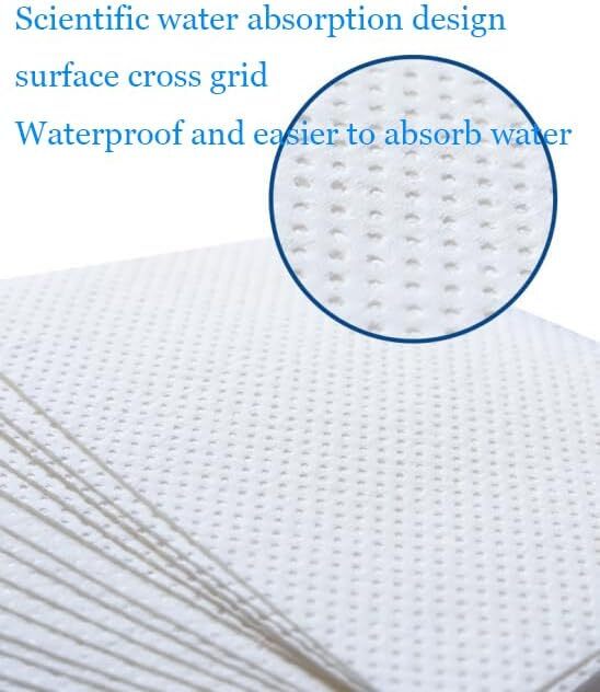 Super Absorbent Commode Pads, 40 Pack Bedside Pads for Portable White