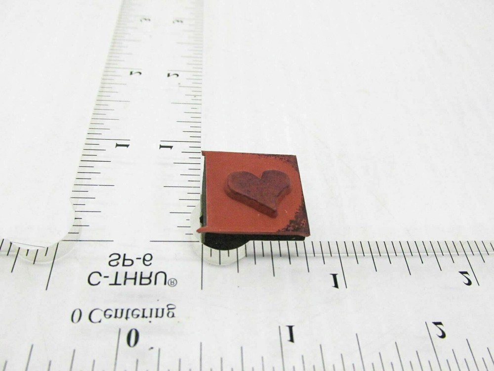 One Heart Looking For Love Rubber Stamp - Stamp Set C58