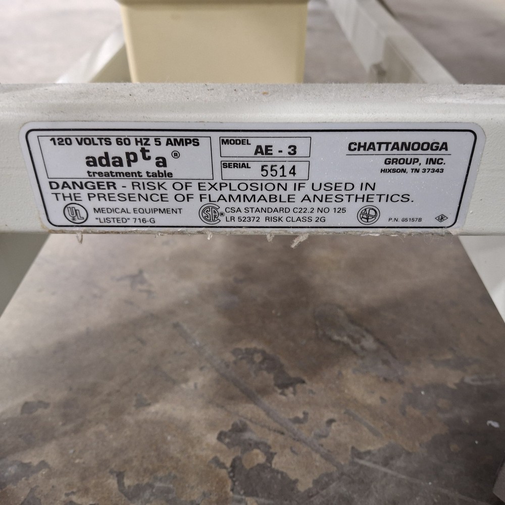 Chattanooga Group AE Adapta Treatment Table