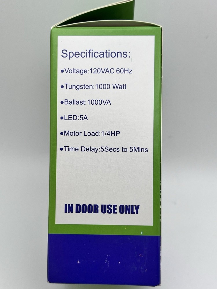 Motion Sensor Light Switch, Wall Plate Included, White, UL Listed