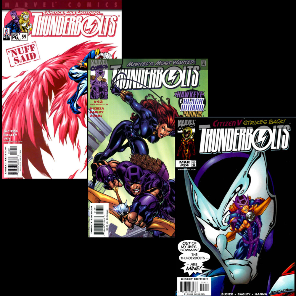 Thunderbolts (1997-2013) Complete & Avengers Comics Annuals, Mini series, Extras