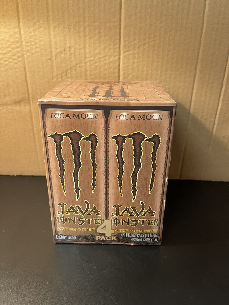 Monster Energy Java Loca Moca Full 4pk 12oz Cans SKU 0516