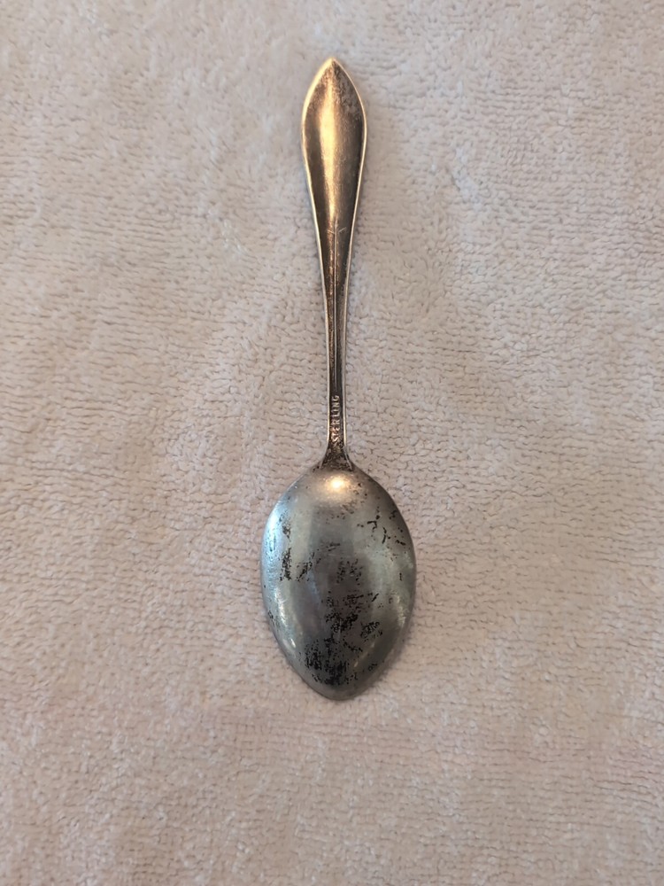 Sterling Souvenir Spoon Wyoming