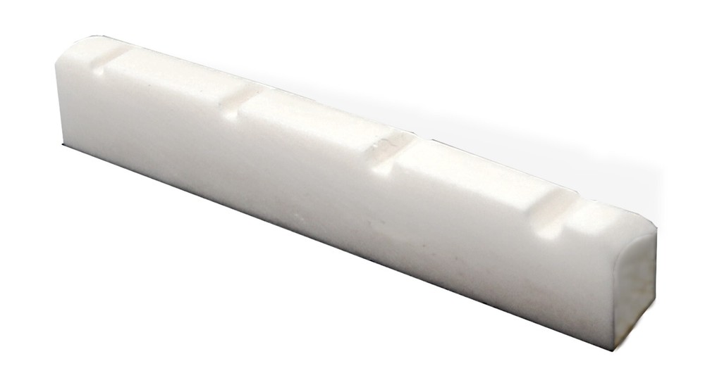 Nut Flat Bottom 43mm 4 String Bass 16r Slotted Bone Left Hand 108716L