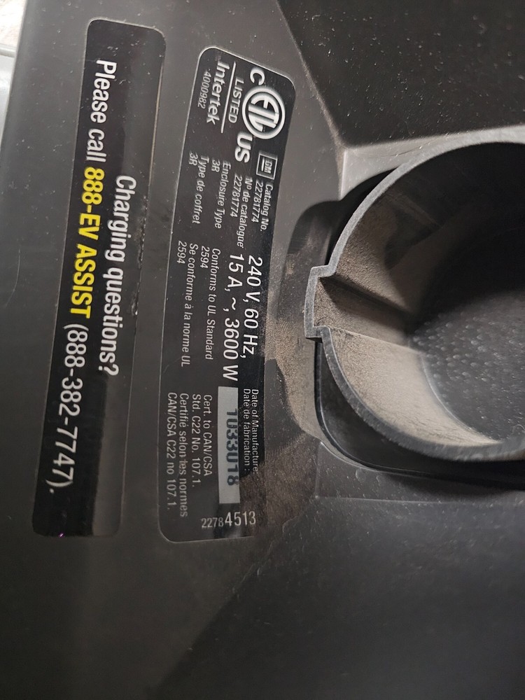 Voltec Level 2 EV Charger PARTS ONLY