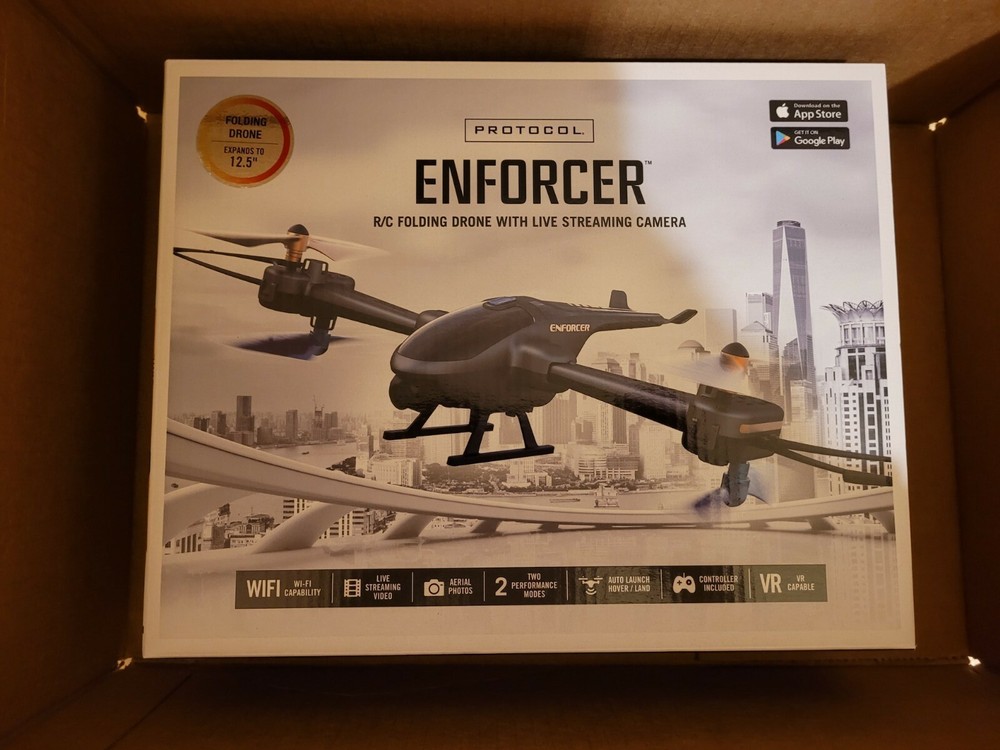 Protocol Enforcer Rc Folding Drone With Live Streaming