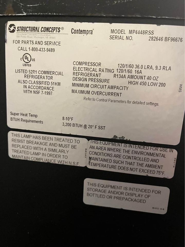 Structual Concepts Open Air Merchandiser