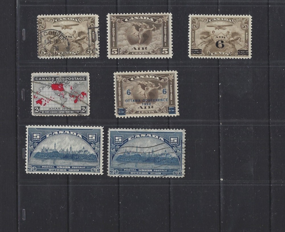 CANADA-AIRS-OLDER-BETTER-SELECTION-M-U-MNH-F-VF-